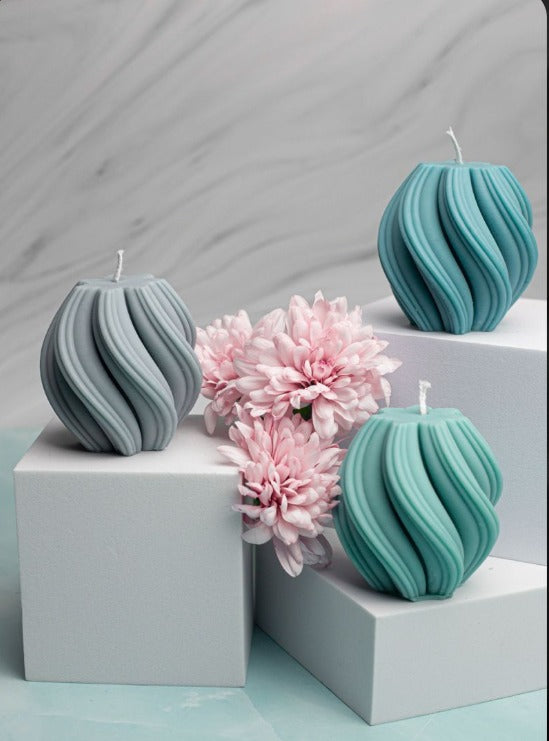 Round Swirl pillar